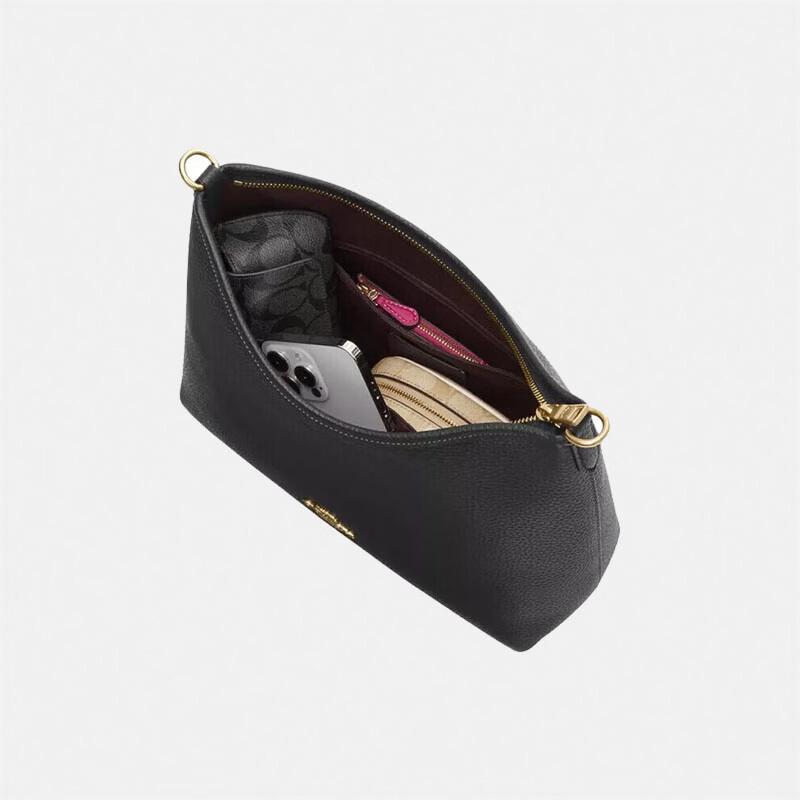 COACH Women's Signature Zipper Shoulder Bag