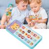 Baby Cell Phone Toy 18 Buttons 6 Modes USB Charging Multifunction Early Education Simulation Phone Toddlers Phone Toys