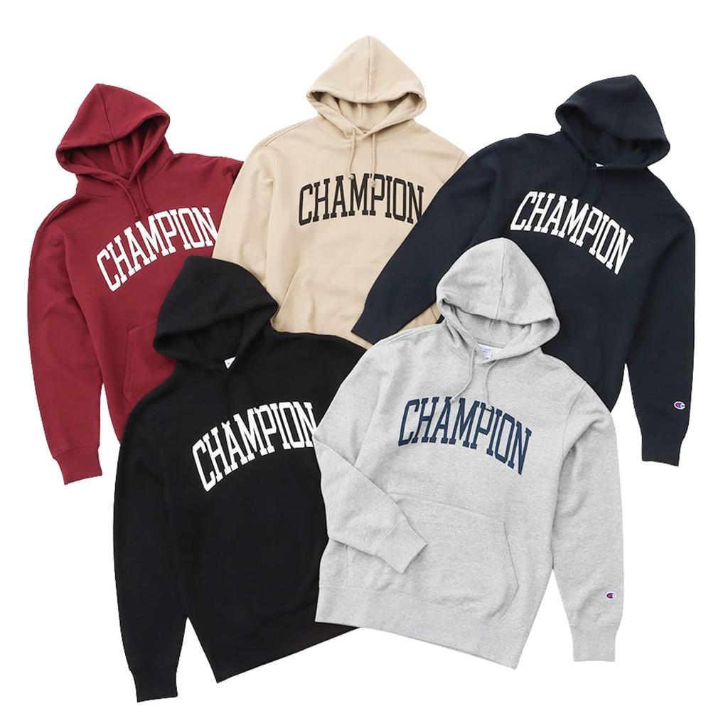 Champion Long Sleeve Fleece Hoodie with College Font Size S Black Men's Print, Custom-Made Basic, (C8-W129Z),