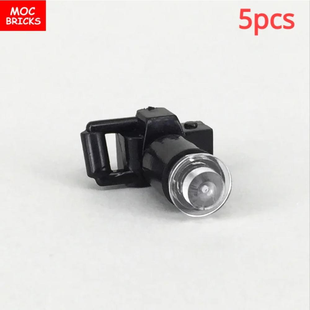 MOC Bricks Bike Notebook Camera Dollar Luggage Trash Bottle City Accessories View DIY Educational Building Blocks Friends Gifts