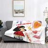 Coperta Mafalda Stampata 3D Morbido Pile di Flanella Calda Cartoni Animati Coperte Plaid per Casa Camera da Letto Divano Copriletti