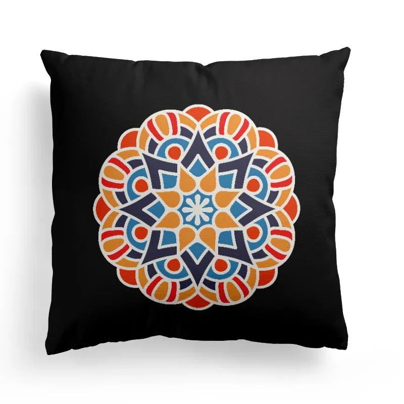 Creative Modern Ethnic Geometry Pillowcase Simple Black/White Sofa Cushion Case Hot Nordic Livingroom Bedroom Decorative Pillows
