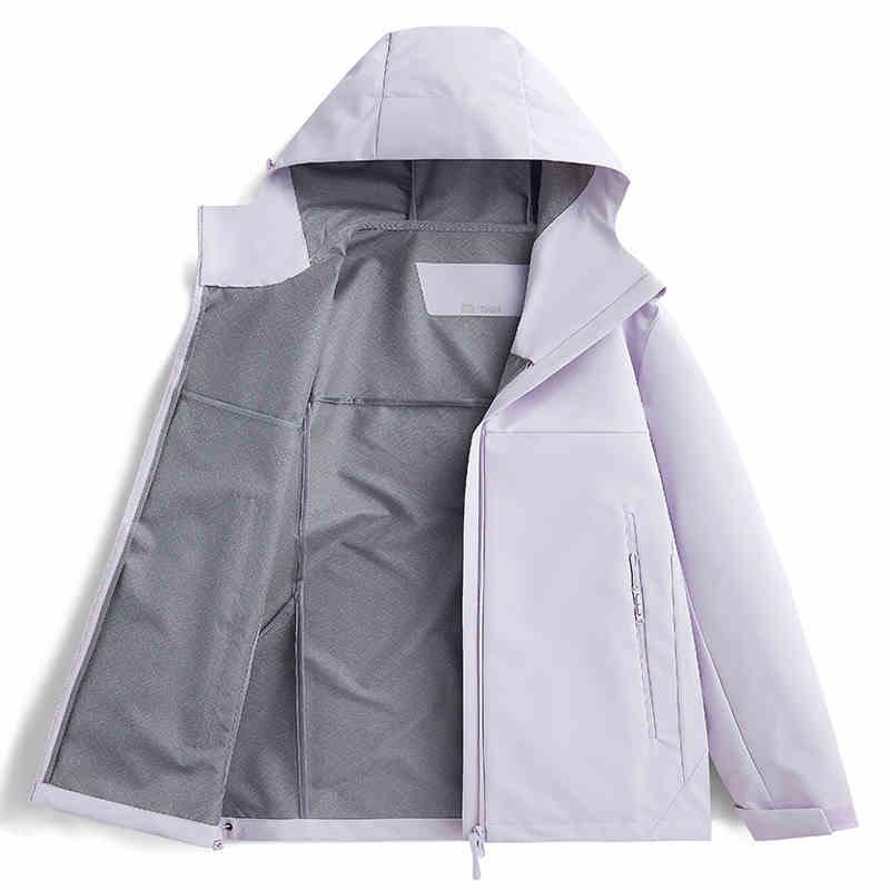 Woodpecker Women's Spring Blue Windbreaker 2025: Small, Windproof, Waterproof Casual Jacket