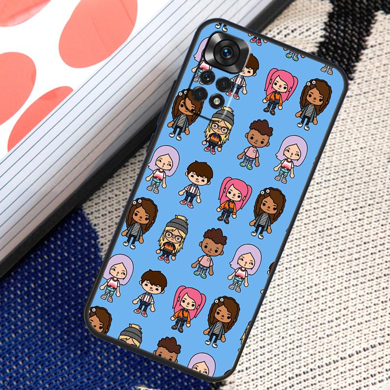 Toca Boca Toca Life World Case For Xiaomi Redmi Note 12 8 9 10 11 Pro 9S 10S 11S 8T Redmi 10 12C 9C 10A 10C Coque