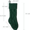 1pcs  Large Knit Christmas Stockings Crochet Long Tube Stocking Christmas Decorations for Home Fireplace New Year Party 2025
