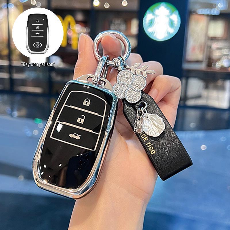 Toyota Schlüsselabdeckung Kompatibel mit Corolla, Camry, Levin, RAV4, Venza, Avalon und Fenglanda