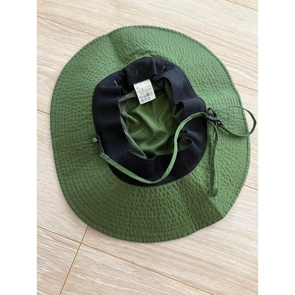 Used THE NORTH FACE North Face Safari Hat Khaki with chin strap NNW01620 M size