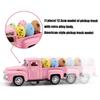  Easter Truck Decors with Eggs Table Decors Easter Farm Pickup Truck Decors