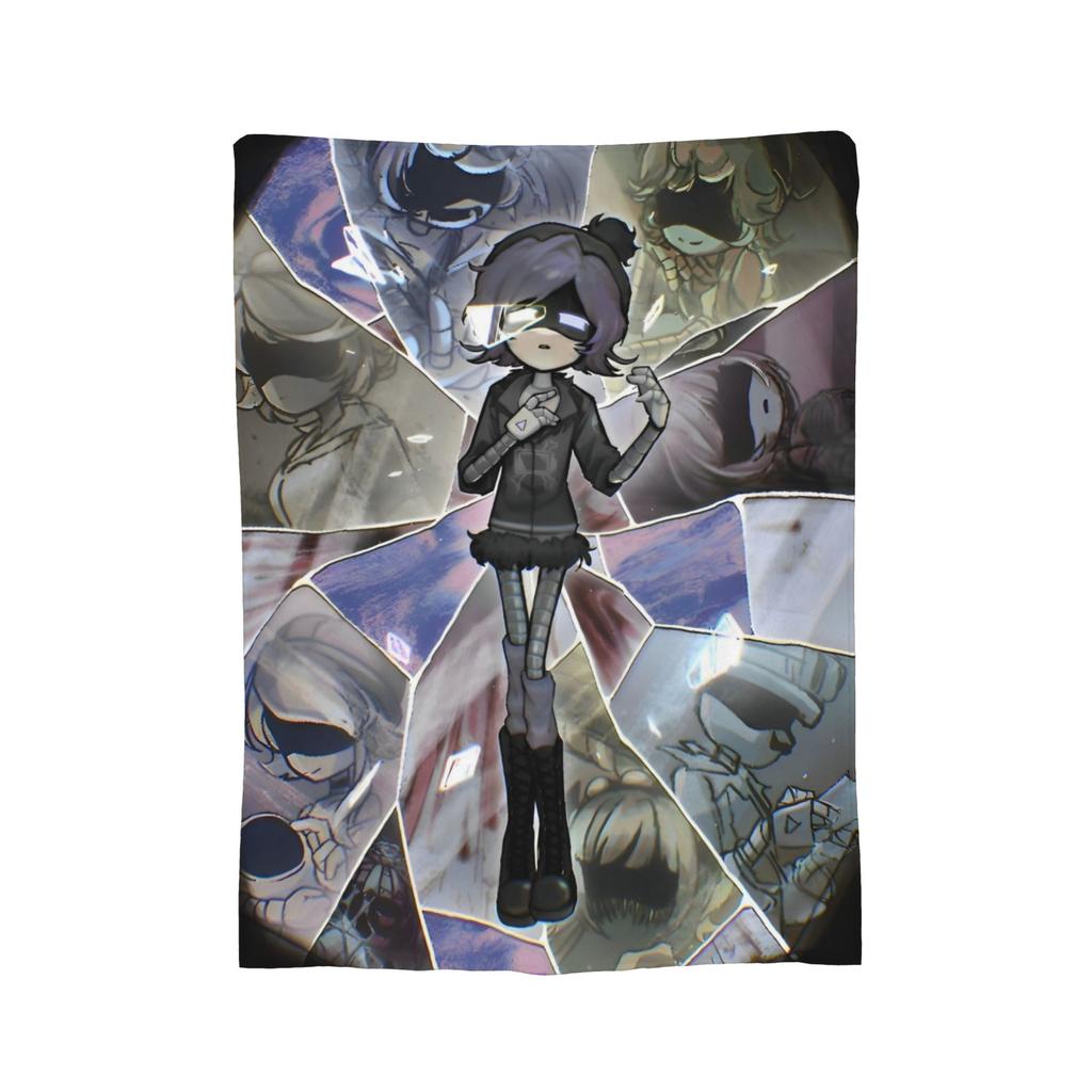 Murder Drones  Fleece Throw Blankets Uzi Doorman Aesthetic Blanket for Bed Bedroom Super Warm Bedroom Quilt,