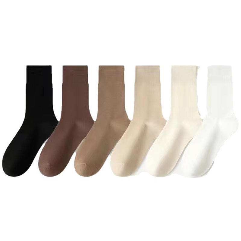3 Pairs Sports Socks with Elastic Breathable Sweat Absorbing Men And Women‘s Simple And Versatile Socks