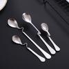 Coffee Spoon Ice Cream Milk Drink Stirring Scoops Teaspoons Home Bar Cafe Hotel Party Kitchen Tableware Cutlery