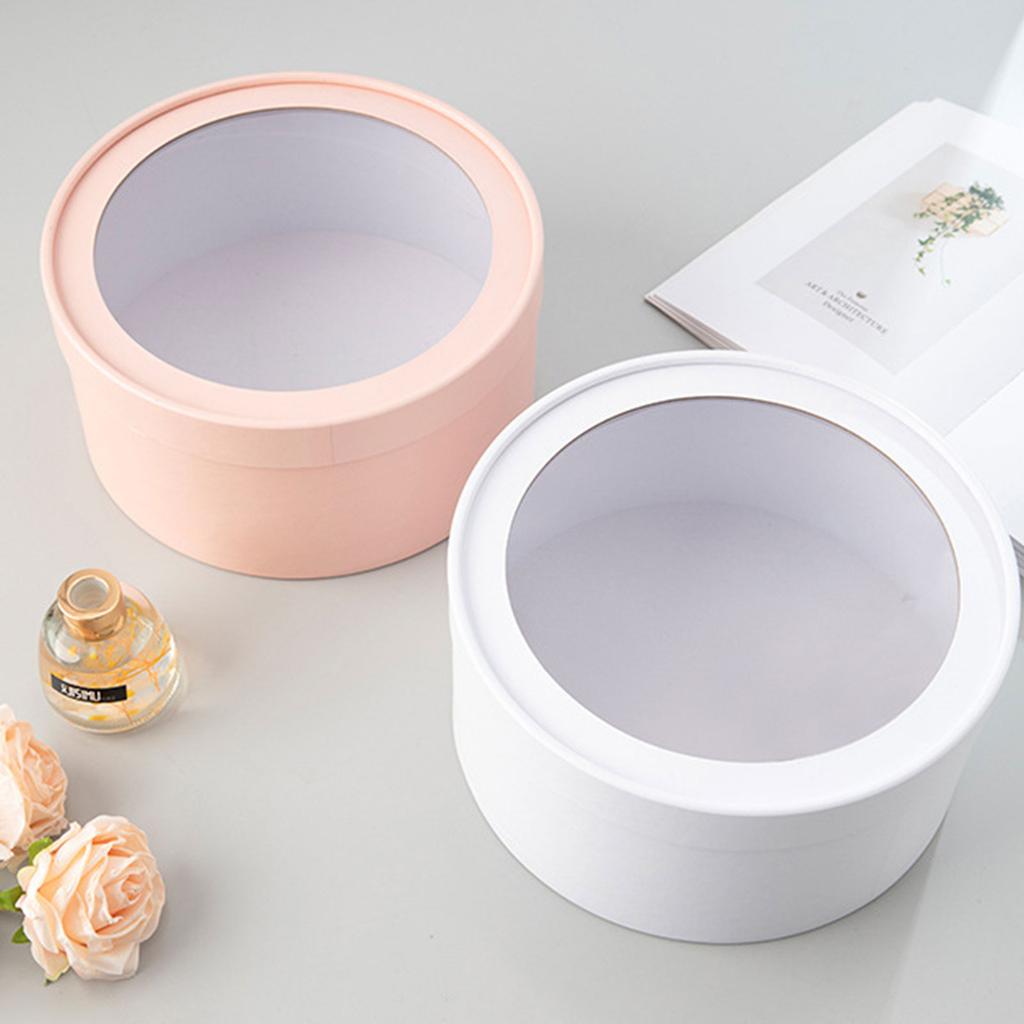 Stylish Opening Top Flower Container Durable PVC Materials Flower Gift Packaging Suitable For Various Celebration