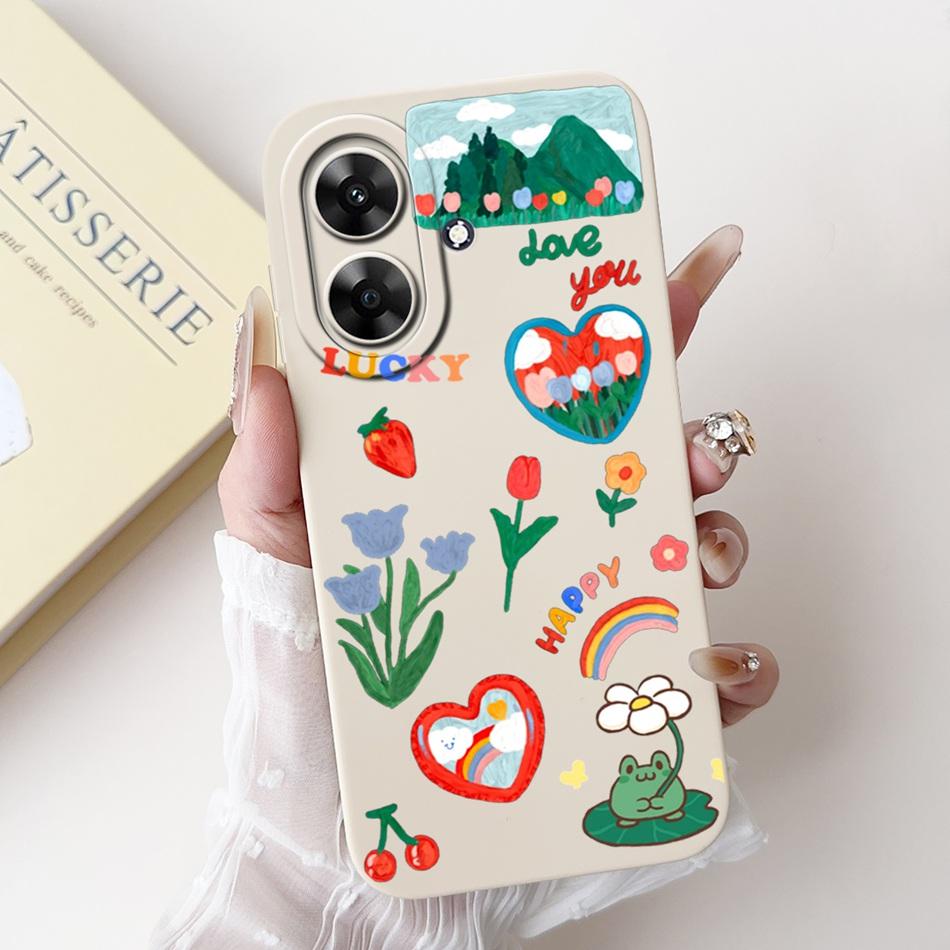 Für Realme Note 60 2024 Mode Muster Handyhülle Für Realme Note60 4G Weiche Silikon Stoßfeste Hüllen