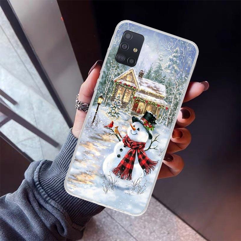 Christmas Santa Claus Present Phone Case For Samsung Galaxy A52 A51 A50S A32 A22 A12 A02S A72 A71 A31 A70 A30S Note 20 Ultra 10