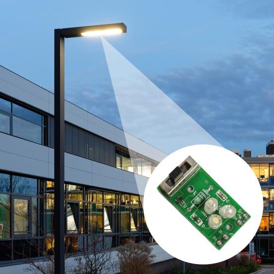 1,2V Solární ovladač světla PCBA Obvodová deska DIY Venkovní Zahrada Trávník Krajina Nástěnný Sloupek Ulice Solární Lampa Modul řídicí desky