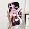Holo Mori Calliope Jelly Double layer Rose Red Mobile Phone Case for iPhone 17 16 15 14 13 12 11 Air Pro Max Plus Protective