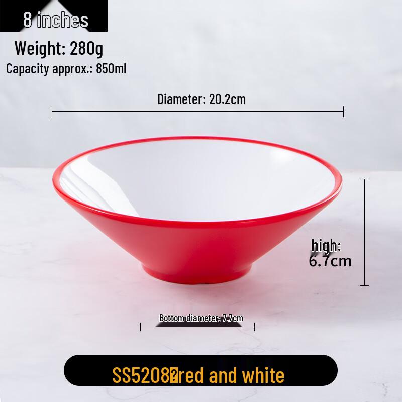

Melamine Douli Noodle Bowl