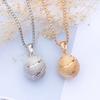 Fashion Design 3d Basketball Pendant Necklace Men Paired Decorative Jewelry Gift