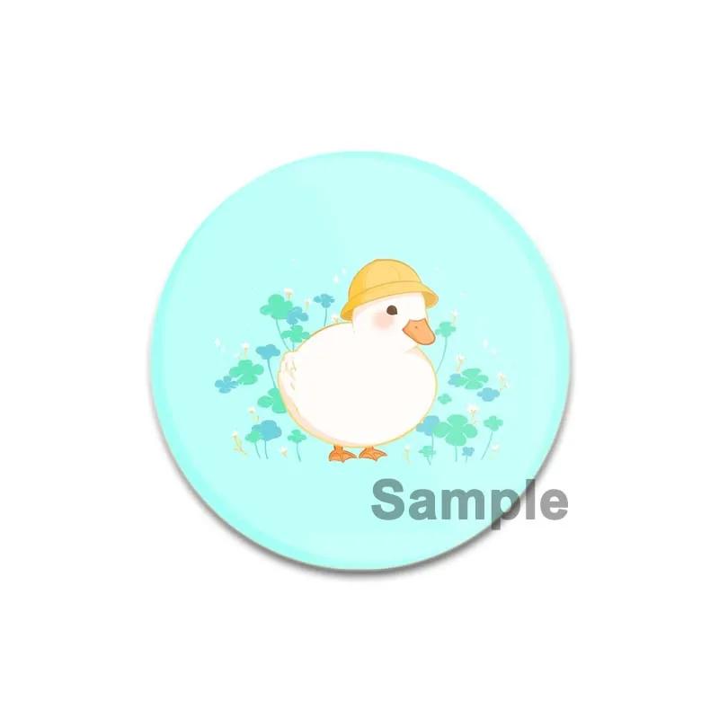 

32/44/58 мм Забавные животные, такие как кошки и собаки Значок Ад Клоун Лягушка Булавки Мультяшный узор Брошь Одежда Сумка Кепка Декор Ювелирные изделия 32mm