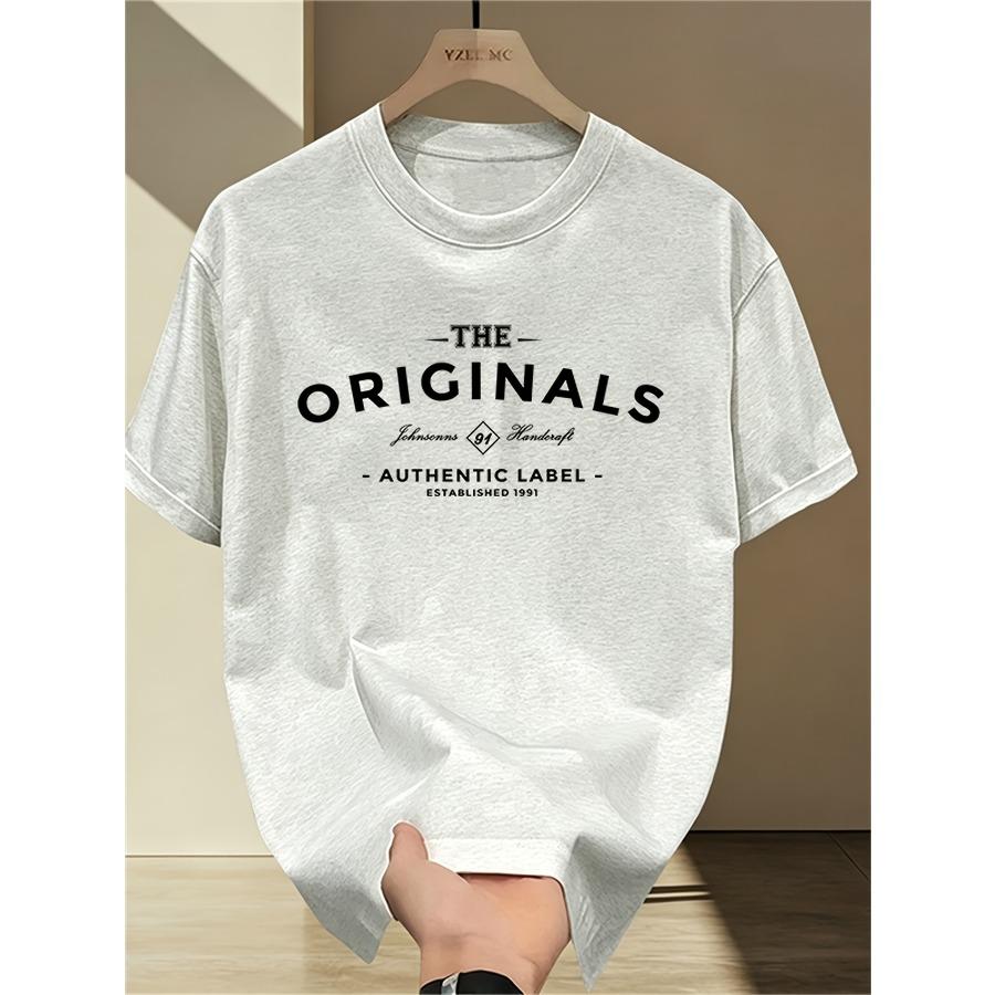 Men's Summer Fashion Casual Loose Plus-Size Dream Letter Print Sports Crew Neck Short Sleeve T-Shirt