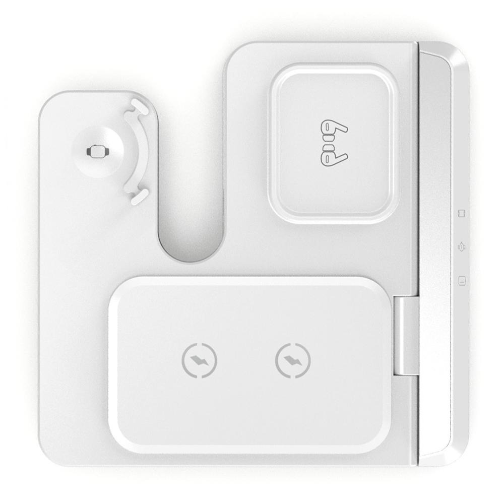 LJ-S80 Foldable Wireless Charger for Phone/Watch/Earbuds Magnetic Fast Charging Dock