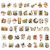 50pcs Fairy Tale Animal Book Illustrations Stickers Aesthetic Retro Cartoon Decoration Decals
