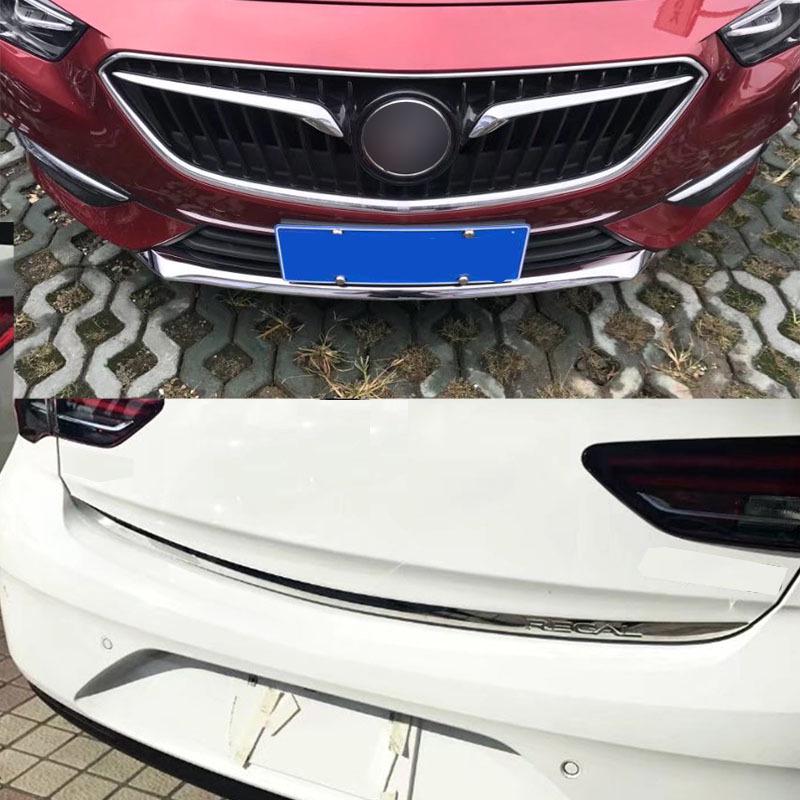 Fits 17 Buick Regal: fog lights, door bowls, handles, fuel cap, interior/exterior guard plates, and other exterior accents.
