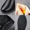 Fashion Winter Women Boots Leather Boots Warm Waterproof Cotton Shoes Soft Sole Plush Outdoor Snow Boot Non-slip Comfortable Ankle Boots