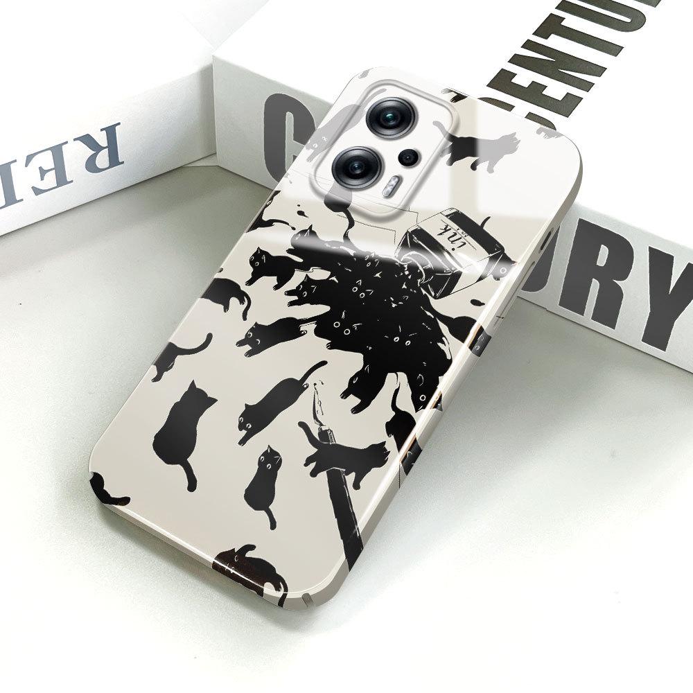 All-inclusive Film Phone Case Cartoon Fashion Design Hard Shell Full Cover Camera Protection Case for iPhone Samsung Xiaomi Poco Redmi