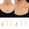 Collana Ciondolo Tamil Eelam Acciaio Inossidabile Mappa Geometrica Charms Collane Gioielli di Moda per Donne e Uomini