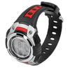 50m Waterproof Men Women Digital Watch LED Night Light Stopwatch Calendar Alarm 12Celsius24H Rubber Band Shockproof Watch