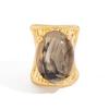 Contemporary Fashion Adjustable Ring Featuring Gradient Effect For Exaggerated Look And Comfort Fit In Modern Style
