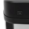 Sensor Trash Can 20L Stainless Steel Automatic Trash Can with Motion Sensor, Inner Bucket 33 X 25 X 42.5 Cm Silver+Black