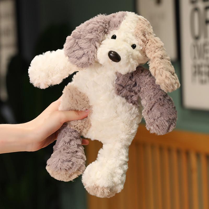 Adorable 30cm Cream Plush Dog Doll With Cute Outfits Perfect For Kids Gifts