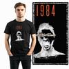 Coolmind X0096 1984 Scream Tee 100% Cotton Exclusive Graphic Men Tshirt Big Size Streetwear T Shirt for Men Tee Shirts