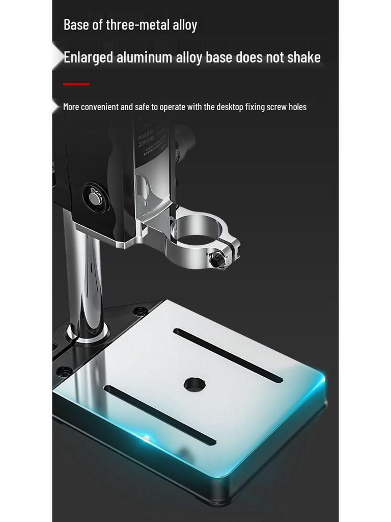 Multi-functional Japanese Hand Drill Stand: Universal Miniature Drill Press for Household Use