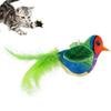 Cat Bird Toy Flapping Flapping Wings Chirping Bird Realistic Bird Cat Toy Automatic Super Soft Interactive Flying Bird Toy For