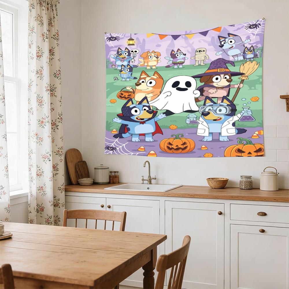 Diverse Dog Characters Large Decorative Tapestry, Great Holiday Gifts, Photo Backdrop for Bedroom Dorm Parties,Perfect Gift