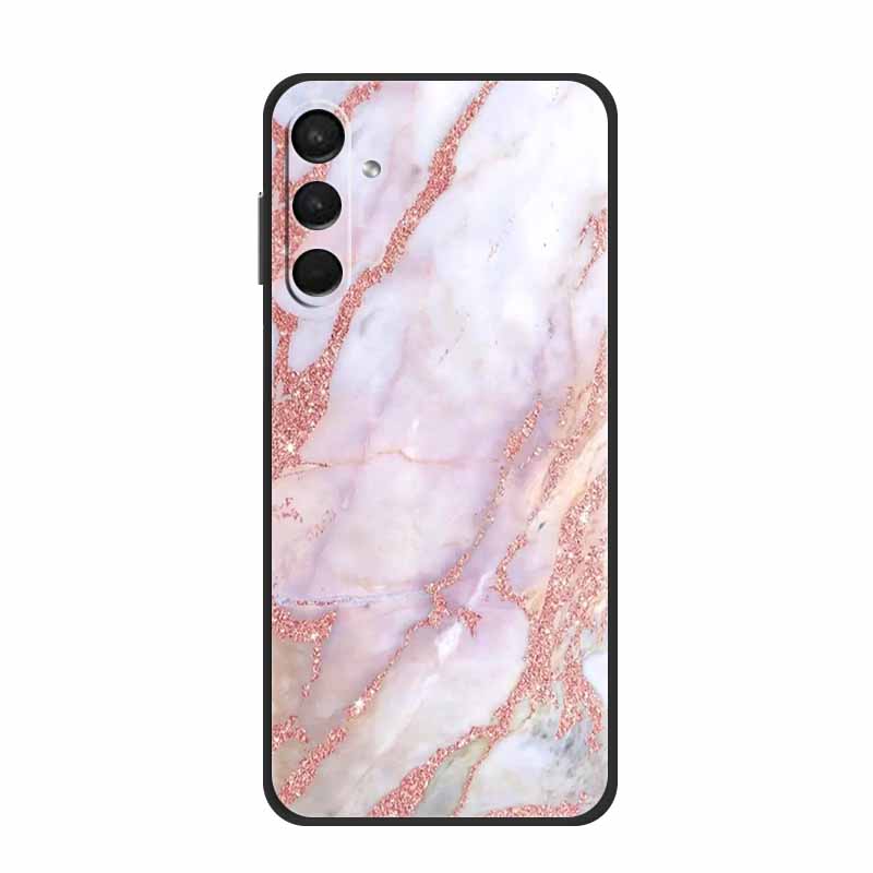 For Samsung Galaxy M15 F15 5G Case Marble TPU Silicone Soft Back Cover Phone Cases for SamsungM15 Mica Painted Cute New Coque