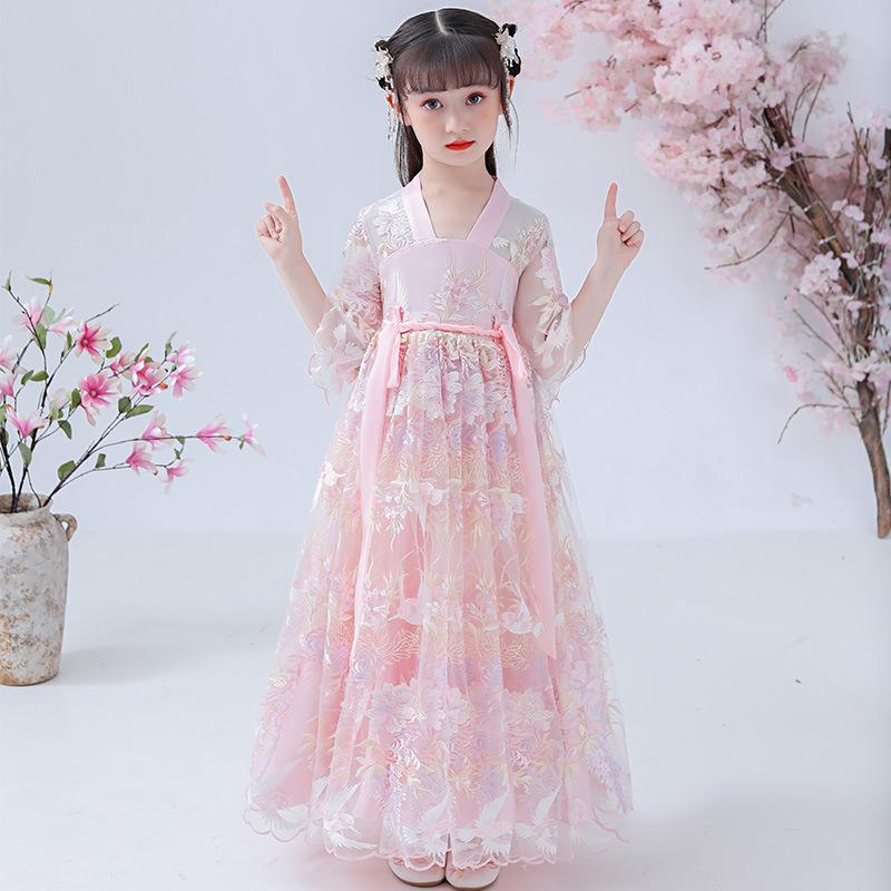 Girl Hanfu Ancient Costume Children Chinese Style Little Girl Dress Tang Dress Princess Skirt National Costume Children