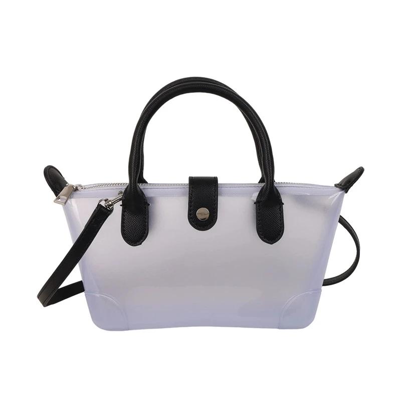 Fashion Candy Semi-transparent Women's Shoulder Bags Summer Hot Sale Advanced Sense Versatile Large Capacity Crossbody Bag