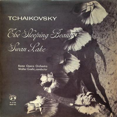 LP Record ROME OPERA ORCHESTRA, WALTER GOEHR - Tchaikovsky, Sleeping Beauty / Swan M2156 CONCERT HALL - Japan Classical Used