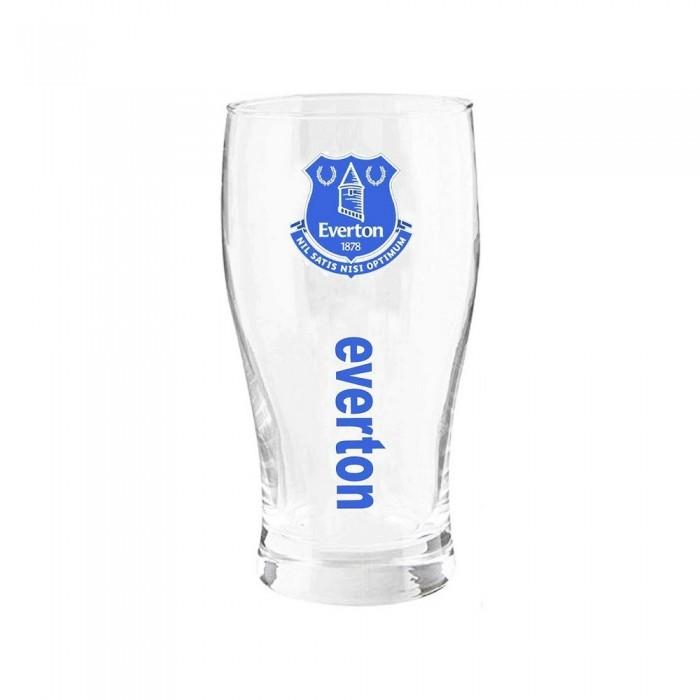 Everton FC Football Gift Mini Bar Set Pint Glass Coasters