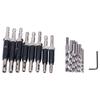 17pcs Hinge Drills Set Self Centering Door Drill Bit Kit with Hex Wrench for Woodworking