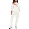 adidas Badge Long Sleeve Hoodie Women Hoodies White IS3639