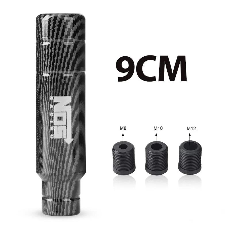 Modernize Your Cars Interior With 5 Speed Carbon Fiber Style Gear Knob For All Vehicles A1