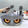 SD306 Dual Microphones Speaker Dual Microphones Karaoke Player Wireless Bluetooth Speaker  Karaoke