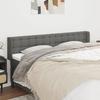 Headboard - Maison Exclusive - Dark Grey - Breathable and Durable Fabric - Adjustable Height