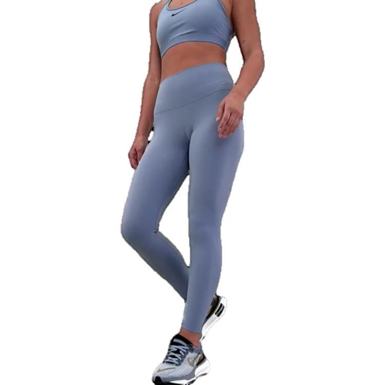 New Nike Zenvy Sports Pants Women's Gray Slate Blue DQ6014-493