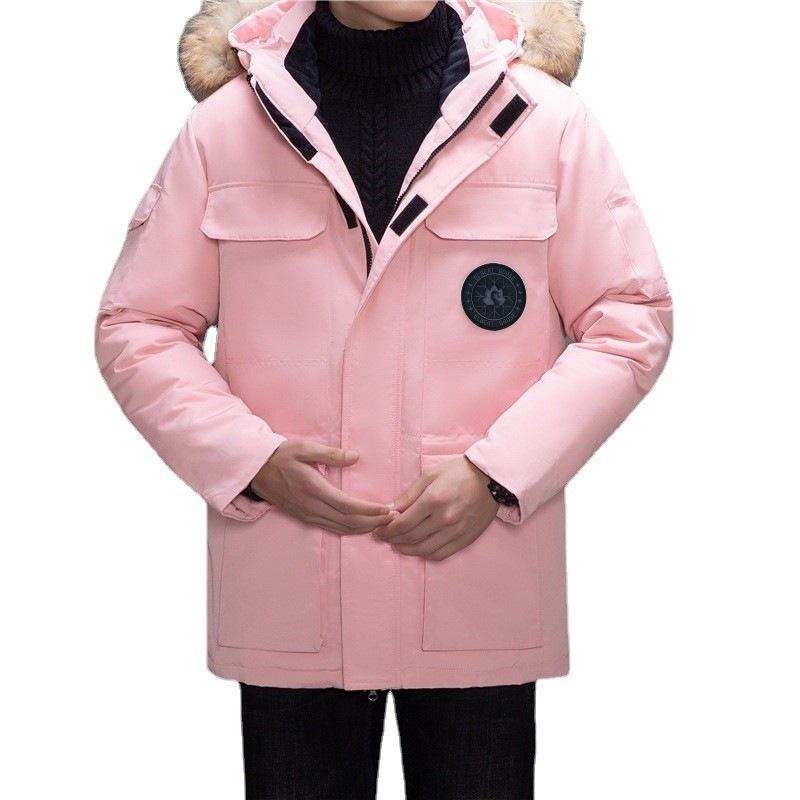 Expedition Winter Goose Down Jacket: Unisex Parka Model 08 with Canadian White Duck Down.